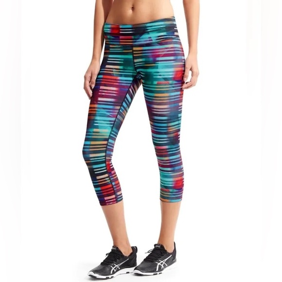Athleta LASER BEAM SONAR CAPRI - Picture 1 of 7